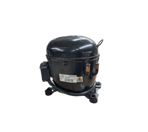 Embraco NT2210UV hermetic compressor, 1¼ HP, R290 refrigerant, 115–127V 60Hz