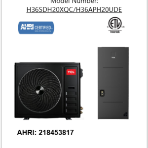 TCL Apex XS Series Unitary Heat Pump System 3 Ton (36.000 BTU)