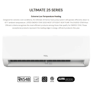 TCL Ultimate 25 Series Ductless Mini Split Heat Pump 24.000 BTU